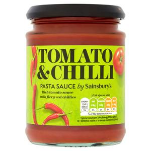 Sainsbury's Pasta Sauce, Tomato & Chilli 290g | Sainsbury's