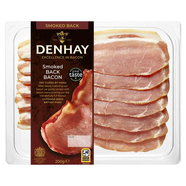 Denhay Dry Cured Smoked Back Bacon 200g