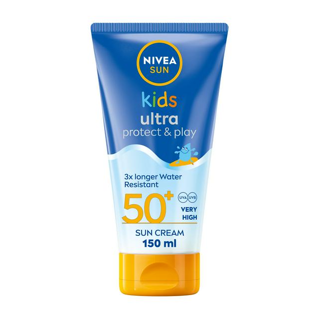 Nivea Sun Kids Suncream Lotion Extra Water Resistant SPF 50+ Swim & Play 150ml
