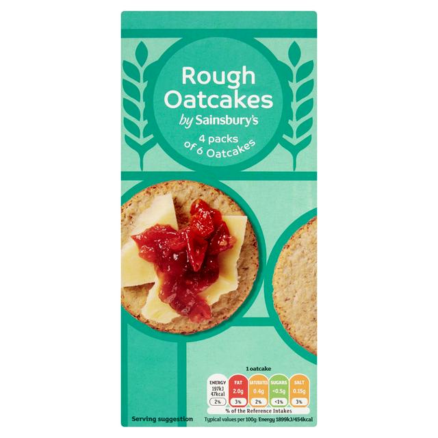Sainsbury's Rough Oatcakes 250g - gallery image 1