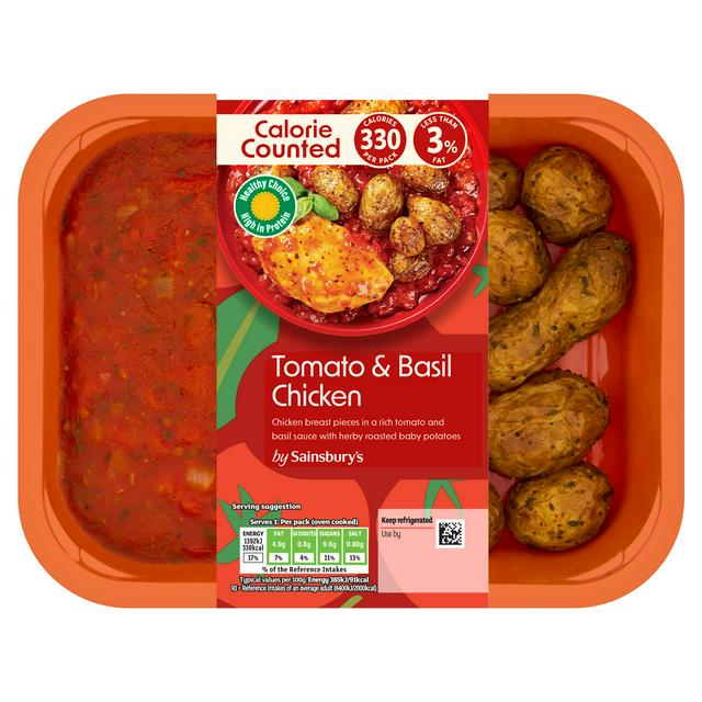Be good to yourself Sainsbury's Tomato & Basil Chicken, Be Good To Yourself 400g (Serves 1)