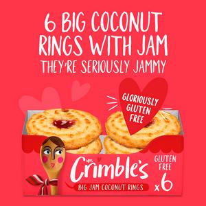 Mrs. Crimble's Gluten Free Jam Coconut Rings x6 240g - gallery image 2