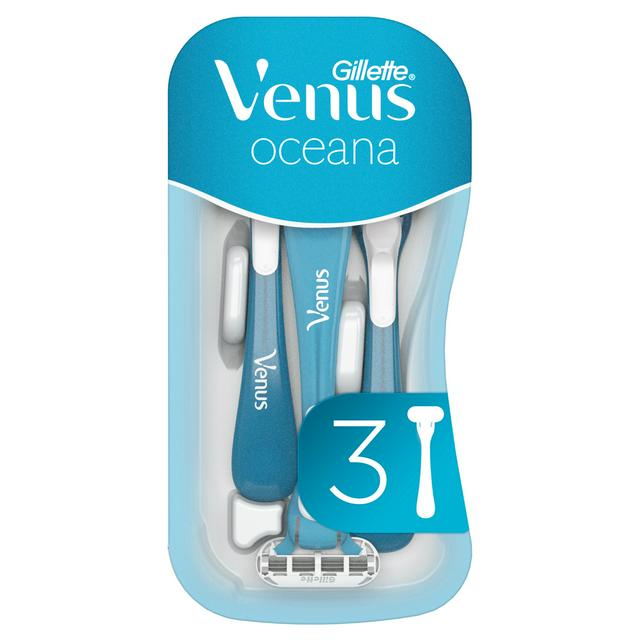 Gillette Venus Oceana Disposable Razors x3