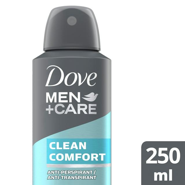 Dove Men Clean Comfort Anti-Perspirant Deodorant Aerosol 250ml