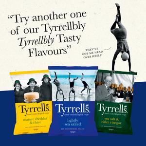 Tyrrells Cheddar Cheese & Chive Sharing Crisps 150g - gallery image 2