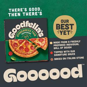 Goodfella's Stonebaked Thin Pepperoni Pizza 332g - gallery image 3