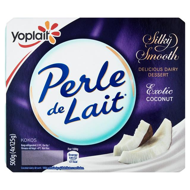 Perle De Lait Coconut Yogurt 4x125g Sainsbury S Perle De Lait Coconut Yogurt 4x125g Sainsbury S
