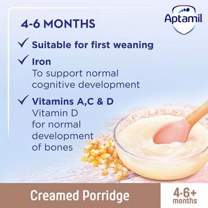 Aptamil Creamed Porridge Cereal 125g 4 Month+ - gallery image 2