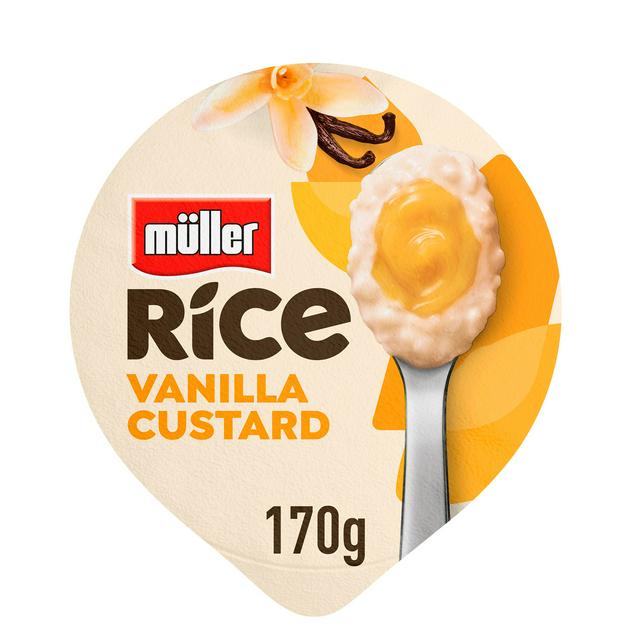 Müller Rice Vanilla Custard Low Fat Pudding Dessert 180g