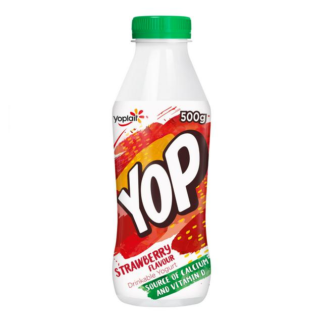 Yop Strawberry Yogurt Drink 500g Sainsbury S