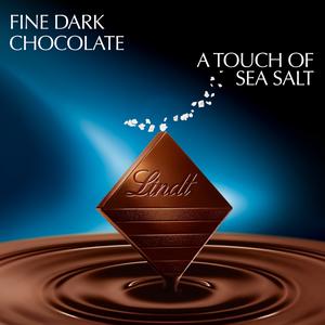 Lindt Excellence Dark Sea Salt Chocolate Bar 100g - gallery image 2