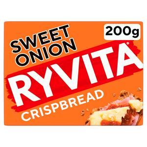 Ryvita Crispbread Sweet Onion Crackers 200g - video