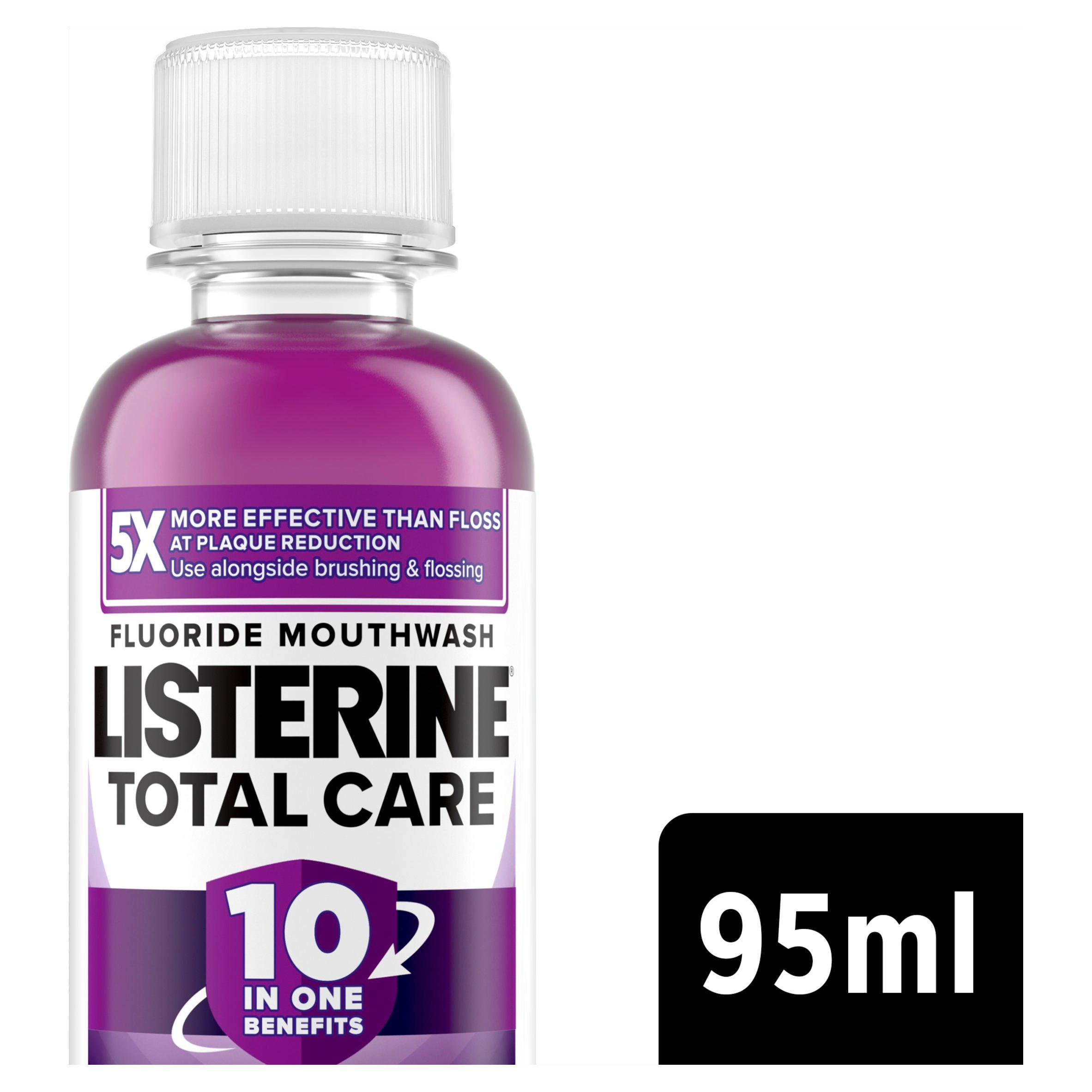 Total Care Mouthwash 95ml with 10-in-1 Benefits and Sodium Fluoride
