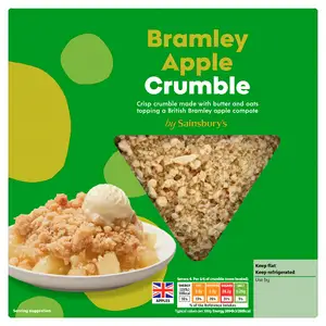 Sainsbury's Bramley Apple Crumble Dessert 500g