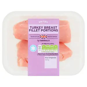 Sainsbury's Fresh British Turkey Breast Fillet Portions 250g