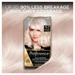 L'Oreal Paris Preference Permanent Hair Dye Stockholm Verry Very Light Pearl Blonde 10.21 - gallery image 3