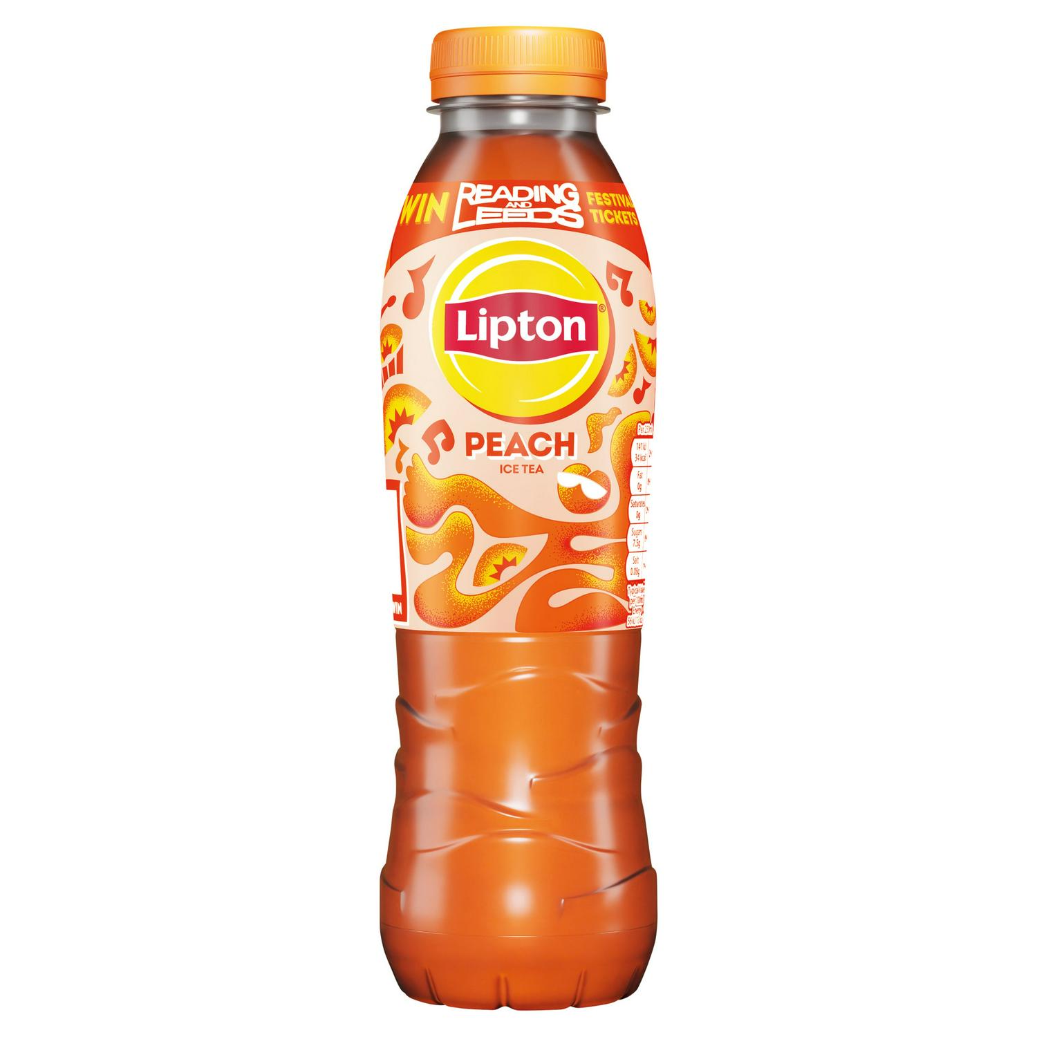 Lipton Ice Tea Peach Flavoured Still Soft Drink 500ml