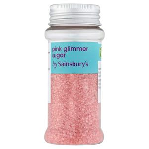 Sainsbury S Glimmer Sugar Pink 75g Sainsbury S
