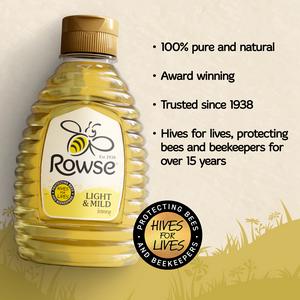 Rowse Mild & Light Squeezy Honey 340g - gallery image 2