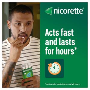Nicorette Gum Pieces Original Flavour Quit Smoking Aid x105 4mg - gallery image 2