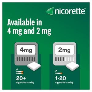 Nicorette Gum Pieces Original Flavour Quit Smoking Aid x105 4mg - gallery image 4