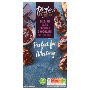 Sainsbury's Belgian Dark 85% Cocoa Cooking Chocolate, Taste The Difference 100g