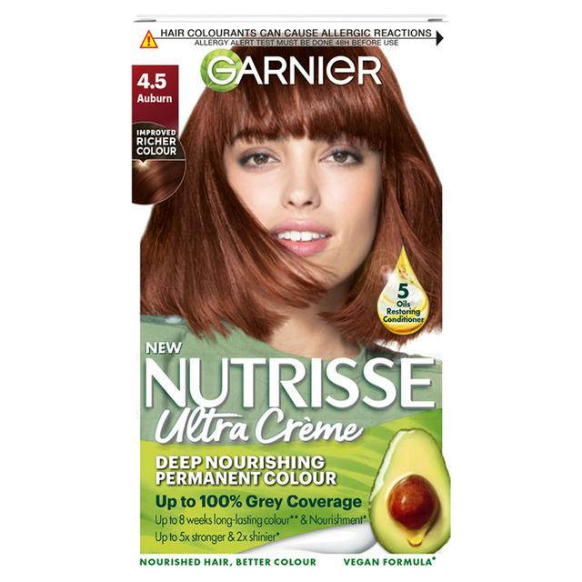 Garnier Nutrisse Permanent Hair Dye Auburn  | Sainsbury's