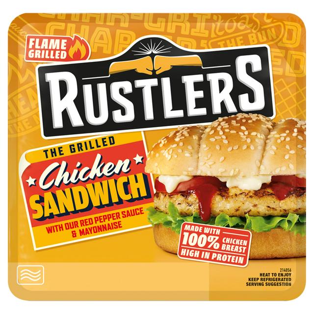 Rustlers Microwave Chicken Sandwich 150g (Serves 1)
