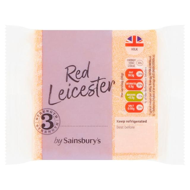 Sainsburys Red Leicester Cheese 250g