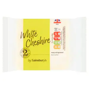 Sainsbury's White Cheshire Cheese 250g