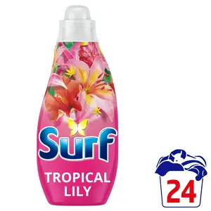 Surf Tropical Lily Concentrated Liquid Laundry Detergent 24 Washes 648ml