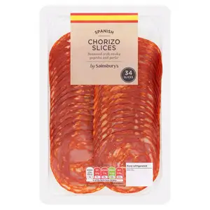 Sainsbury's Spanish Chorizo Slices x34 170g