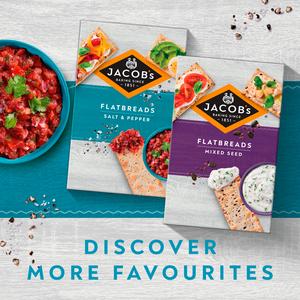 Jacob's Flatbread Salt & Pepper Crackers 150g - gallery image 4