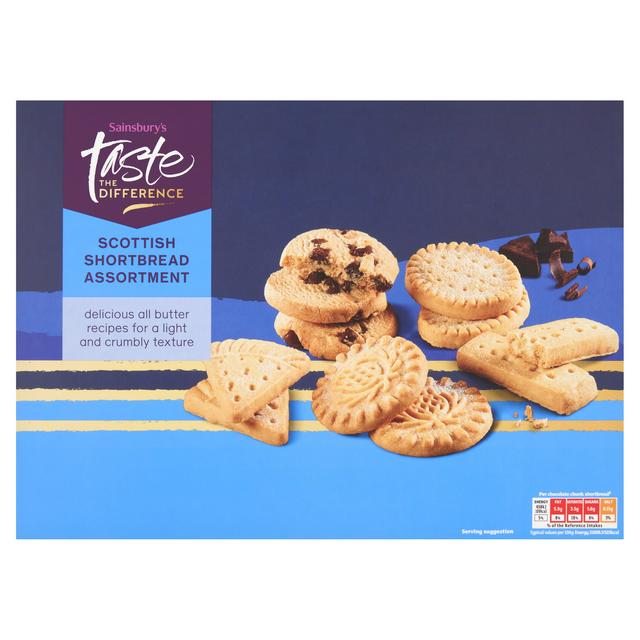 Sainsbury S Shortbread Assortment Taste The Difference 400g £3 85 Compare Prices