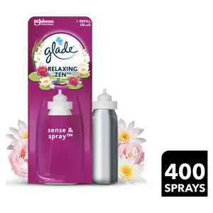 Glade Sense & Spray Refill Relaxing Zen Air Freshener 18ml