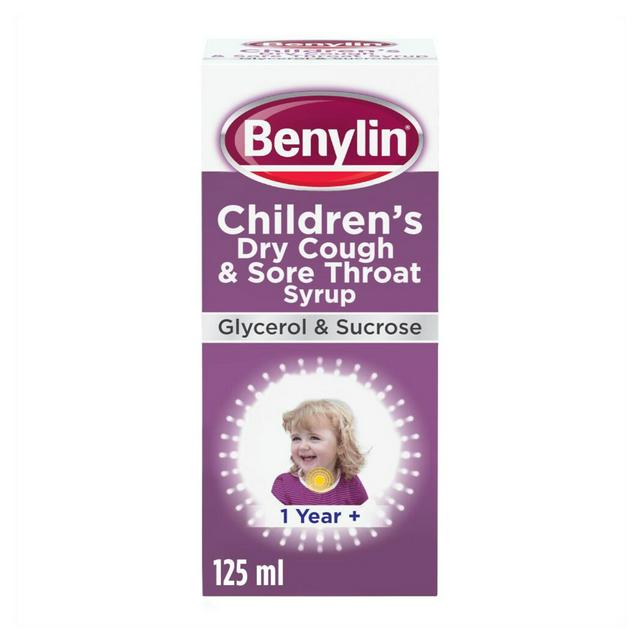 Benylin Child Cough Syrup Blackcurrant 1 Years 125ml Sainsbury S