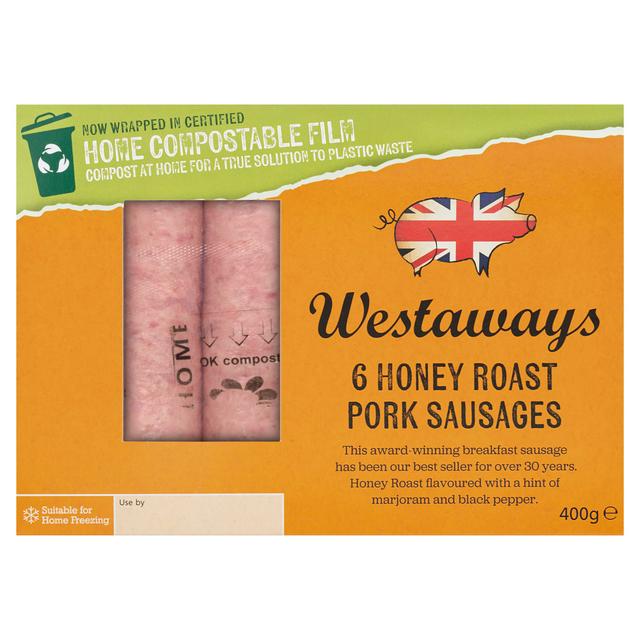 Westaways Honey Roast Flavour Pork Sausages x6 400g | Sainsbury's