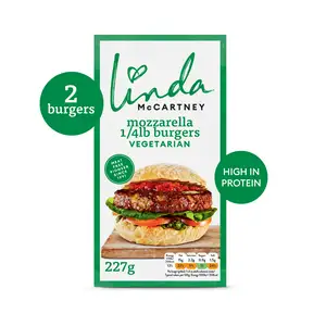 Linda McCartney Mozzarella Burger x2 227g