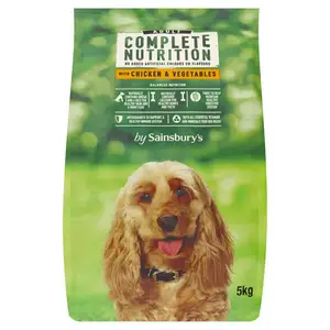 Sainsbury's Complete Nutrition Adult Dog Food with Chicken & Vegetables 5kg