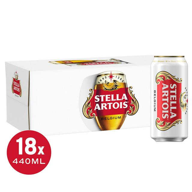 Stella Artois Lager Cans 18 x 440ml - £14 - Compare Prices