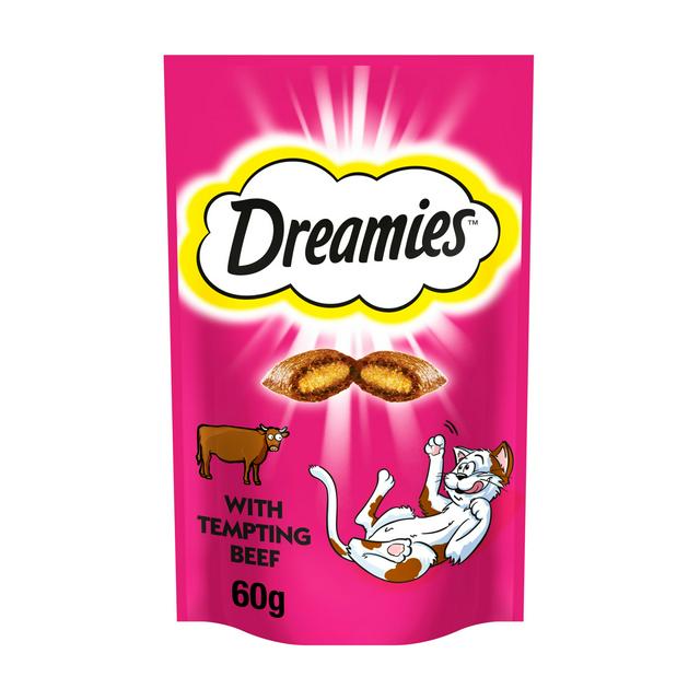 Dreamies Cat Treats Biscuits with Beef 60g