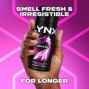 Lynx Excite 48h Deodorant Body Spray for Men 150ml - gallery image 2