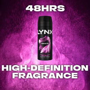 Lynx Excite 48h Deodorant Body Spray for Men 150ml - gallery image 4