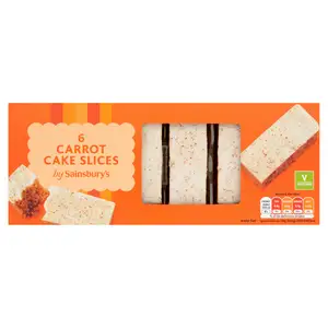 Sainsbury's Carrot Cake Slices x6