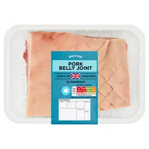 Sainsbury's British Pork Boneless Belly Joint (Approx. 700g)