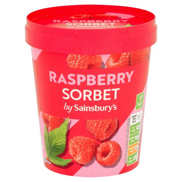 Sainsbury's Sorbet Raspberry 500ml