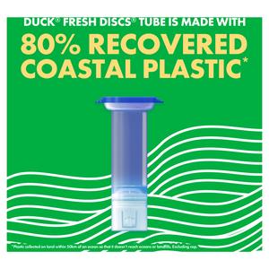 Duck Toilet Cleaner Fresh Discs Marine Duo Refills x2 36ml - gallery image 6