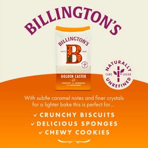 Billington's Natural Golden Caster, Unrefined Cane Sugar 1kg - gallery image 3