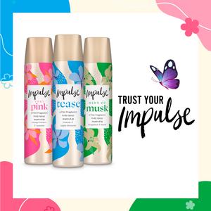 Impulse Body Spray Deodorant, Very Pink 75ml - gallery image 6