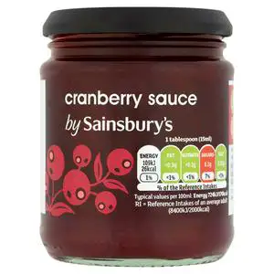 Sainsbury's Cranberry Sauce 250ml